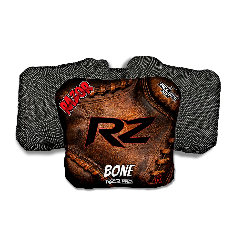 Bone PRO Heritage RZ Black Back Cornhole Bags