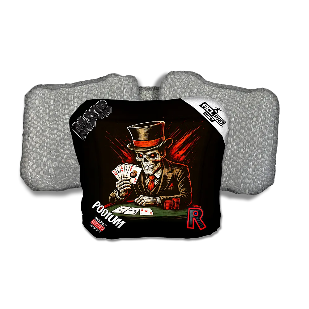 Podium PRO High Stakes Silver Back Cornhole Bags