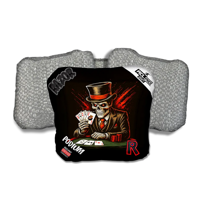 Podium PRO High Stakes Silver Back Cornhole Bags