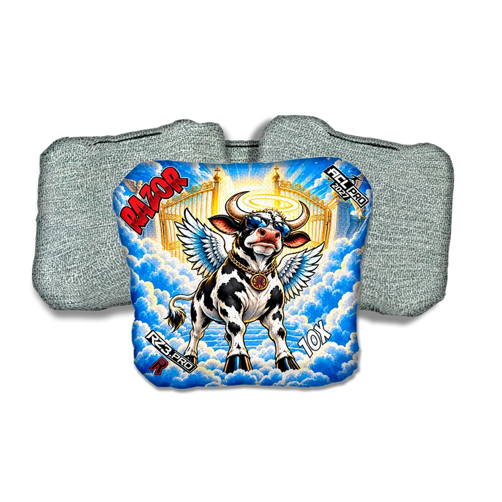10 X PRO Holy Cow Light Back Cornhole Bags