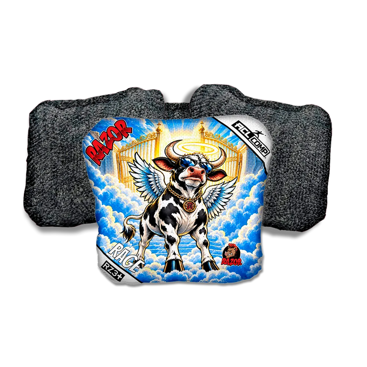 Rage COMP Holy Cow Black Back Cornhole Bags