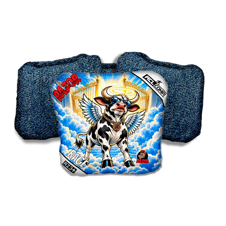 Rage COMP Holy Cow Blue Back Cornhole Bags