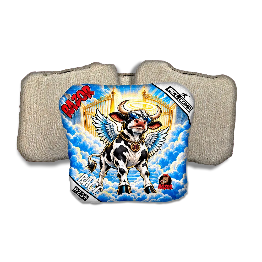 Rage COMP Holy Cow Tan Back Cornhole Bags