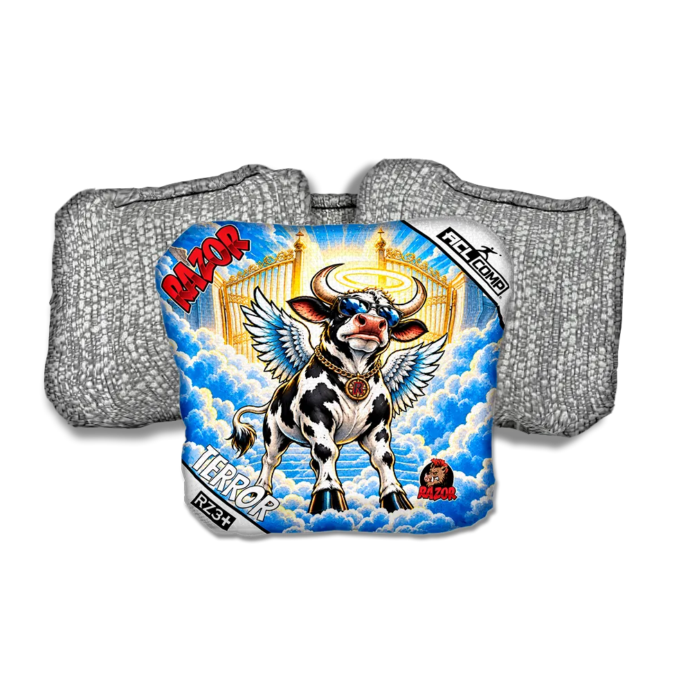 Terror COMP Holy Cow Silver Back Cornhole Bags