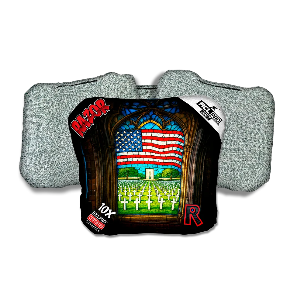 10 X PRO Honor Bound Light Back Cornhole Bags