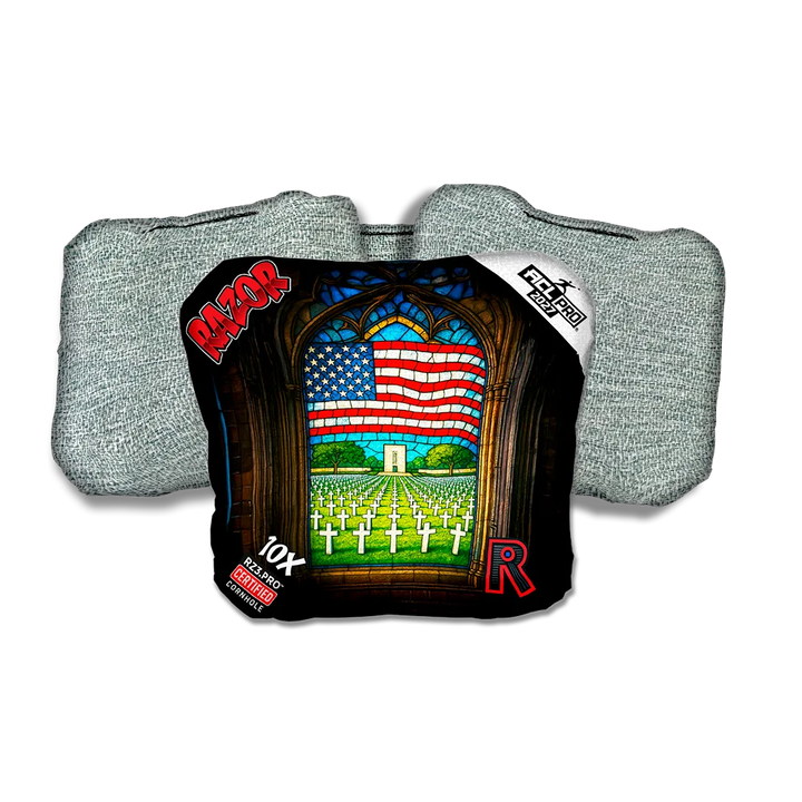 10 X PRO Honor Bound Light Back Cornhole Bags