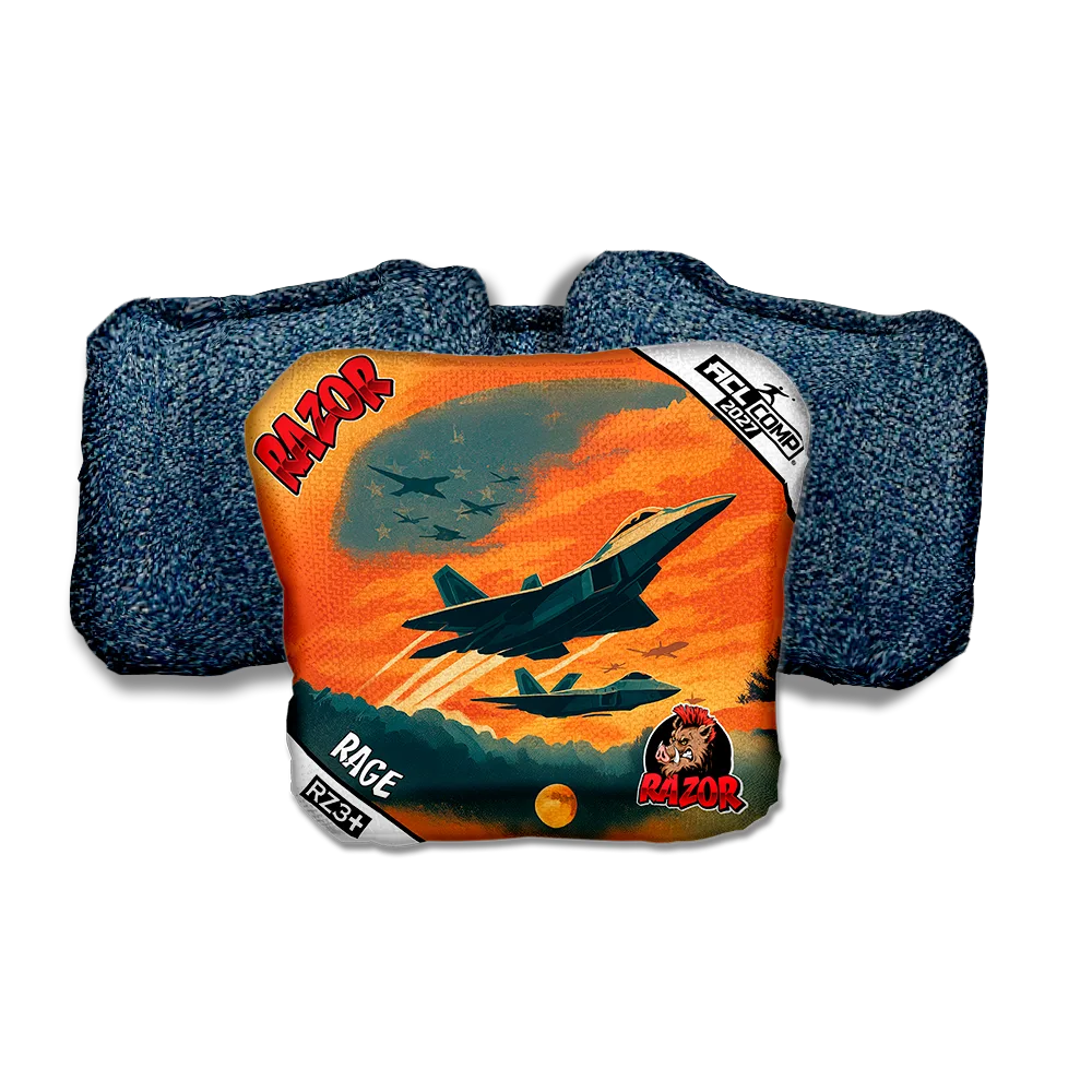 Rage COMP Intercept Blue Back Cornhole Bags