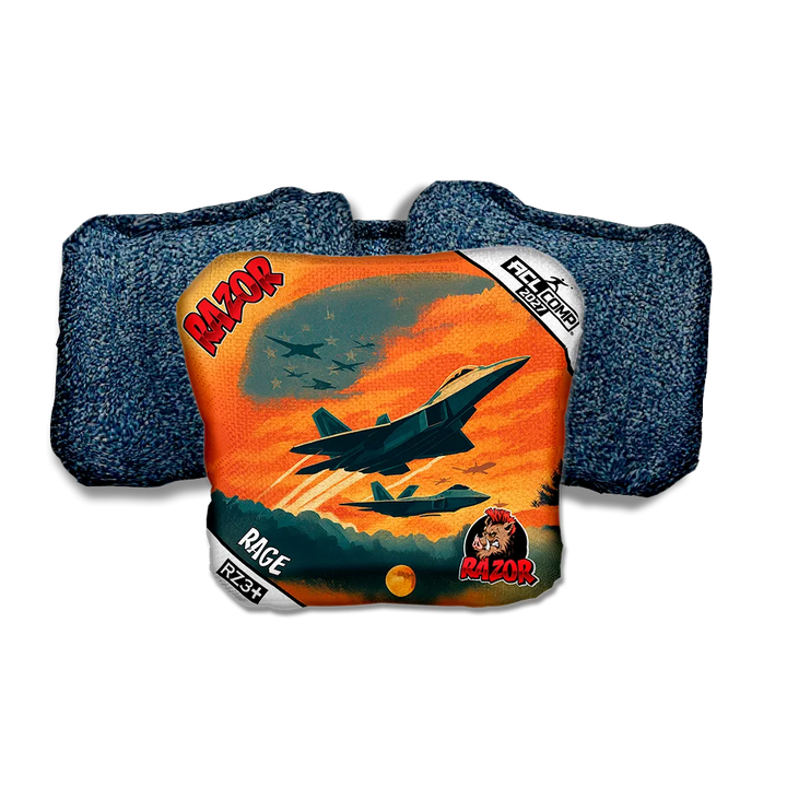 Rage COMP Intercept Blue Back Cornhole Bags