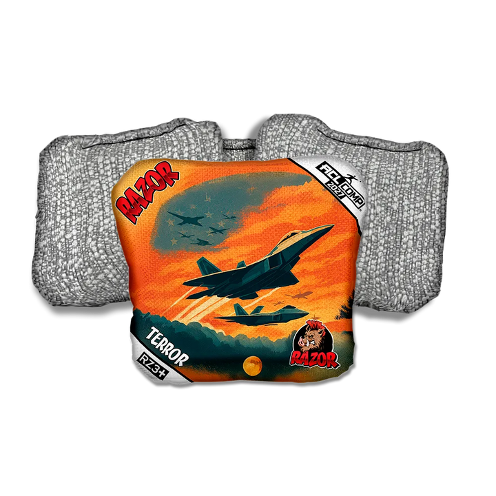 Terror COMP Intercept Silver Back Cornhole Bags