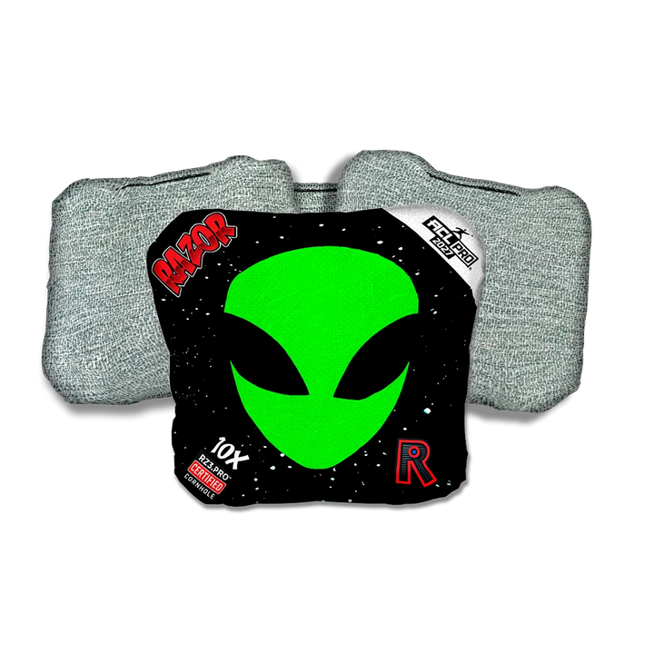 10 X PRO Invader Light Back Cornhole Bags