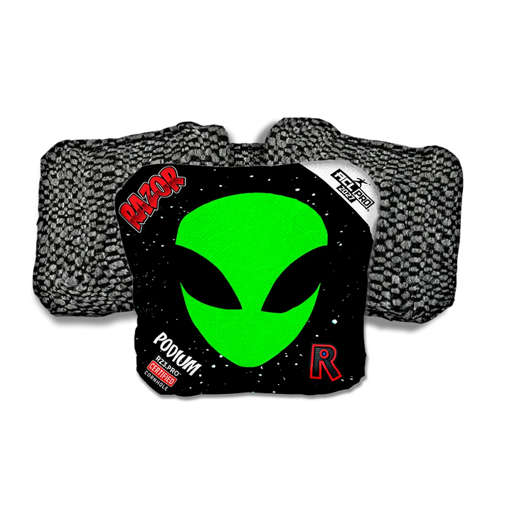 Podium PRO Invader Black Back Cornhole Bags