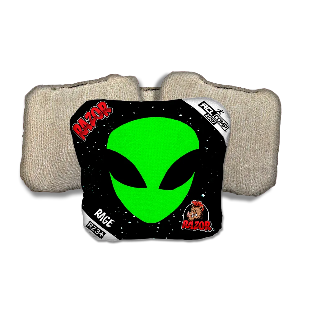Rage COMP Invader Tan Back Cornhole Bags