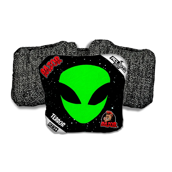 Terror COMP Invader Black Back Cornhole Bags