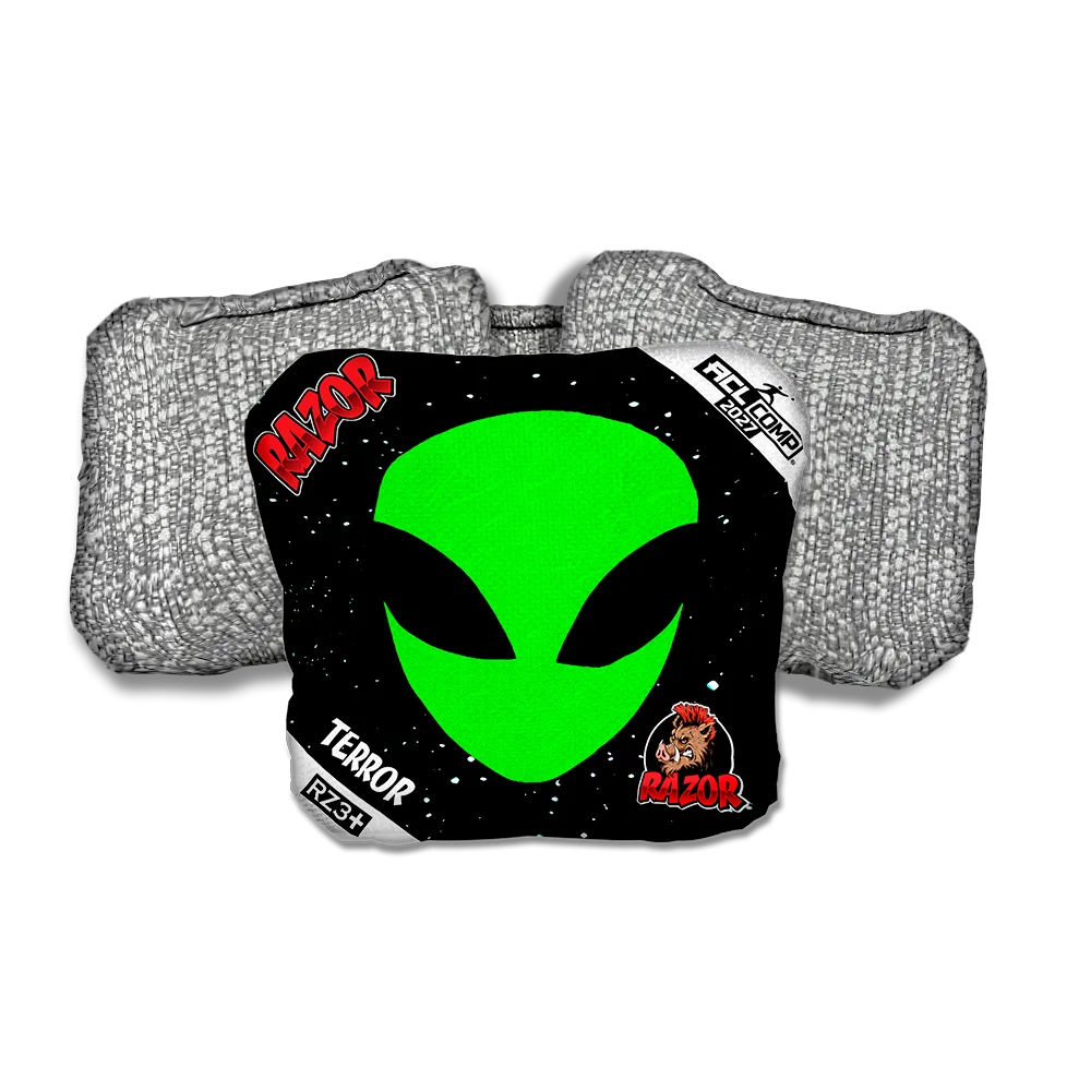 Terror COMP Invader Silver Back Cornhole Bags