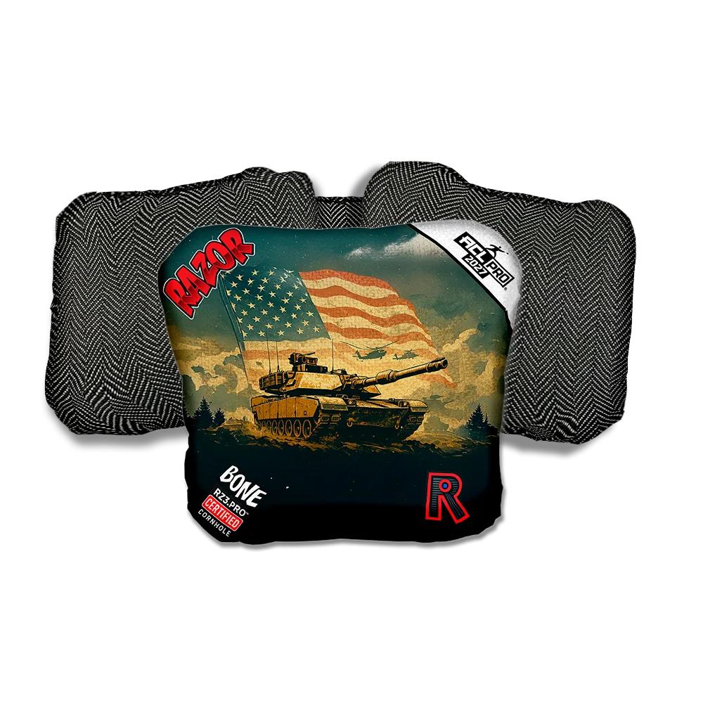 Bone PRO Ironclad Black Back Cornhole Bags