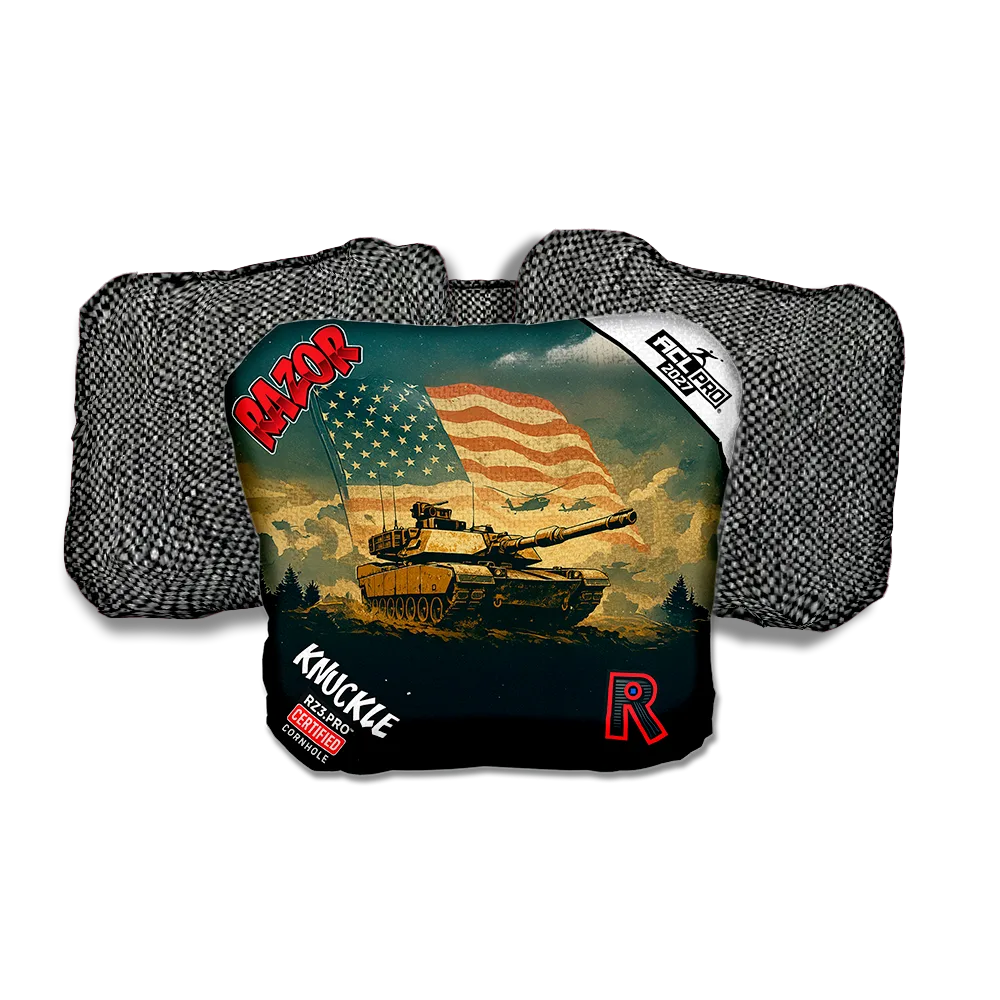 Knuckle PRO Ironclad Gray Back Cornhole Bags
