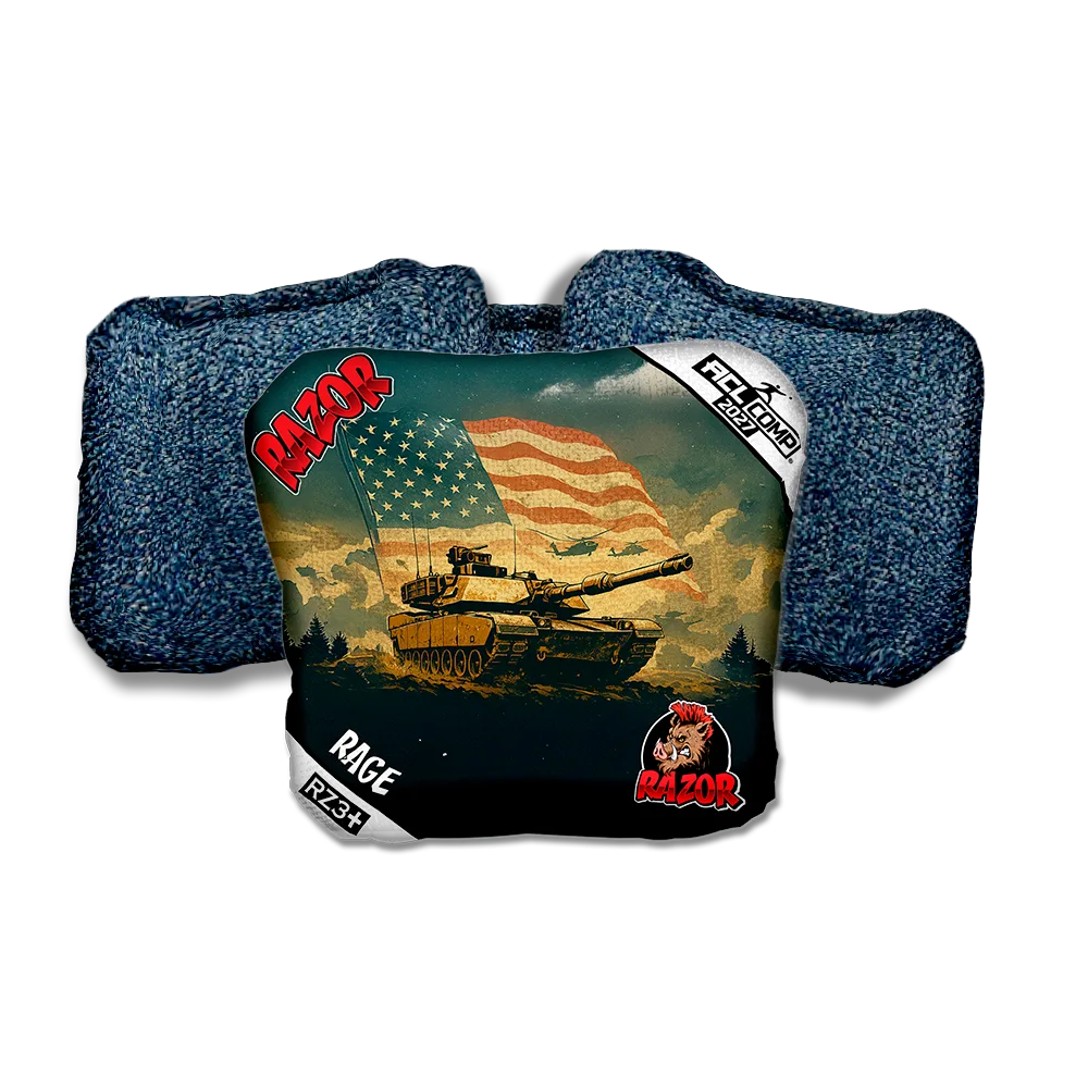 Rage COMP Ironclad Blue Back Cornhole Bags