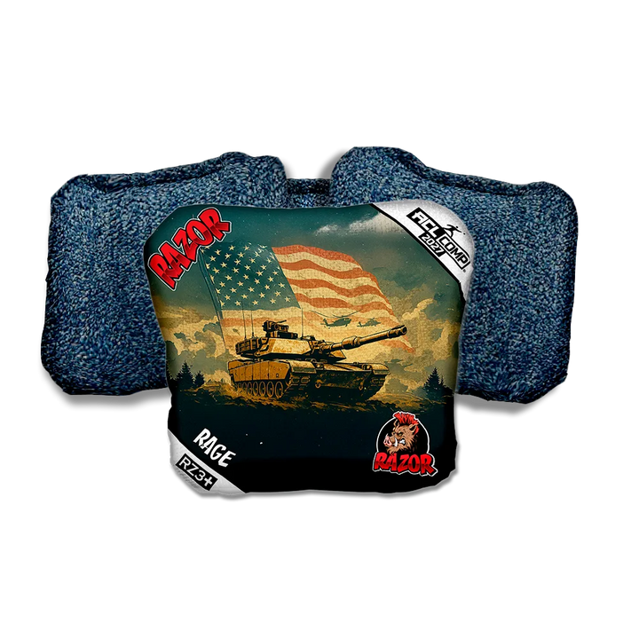 Rage COMP Ironclad Blue Back Cornhole Bags