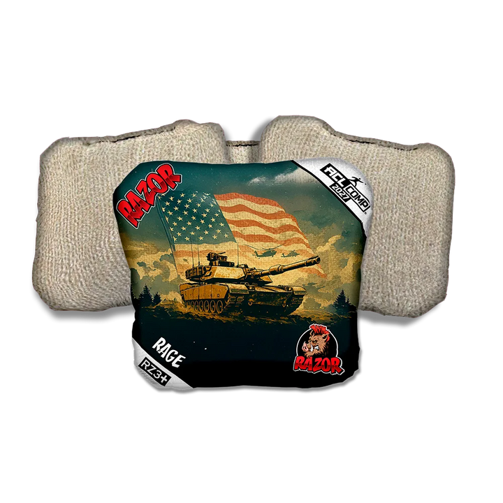 Rage COMP Ironclad Tan Back Cornhole Bags
