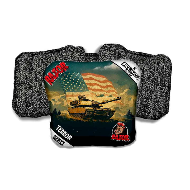 Terror COMP Ironclad Black Back Cornhole Bags