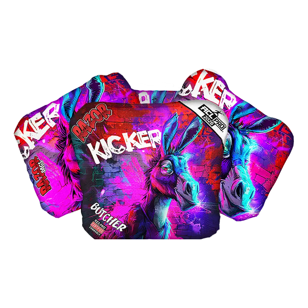 Butcher | Ass Kicker | ACL PRO Razor Cornhole Bags