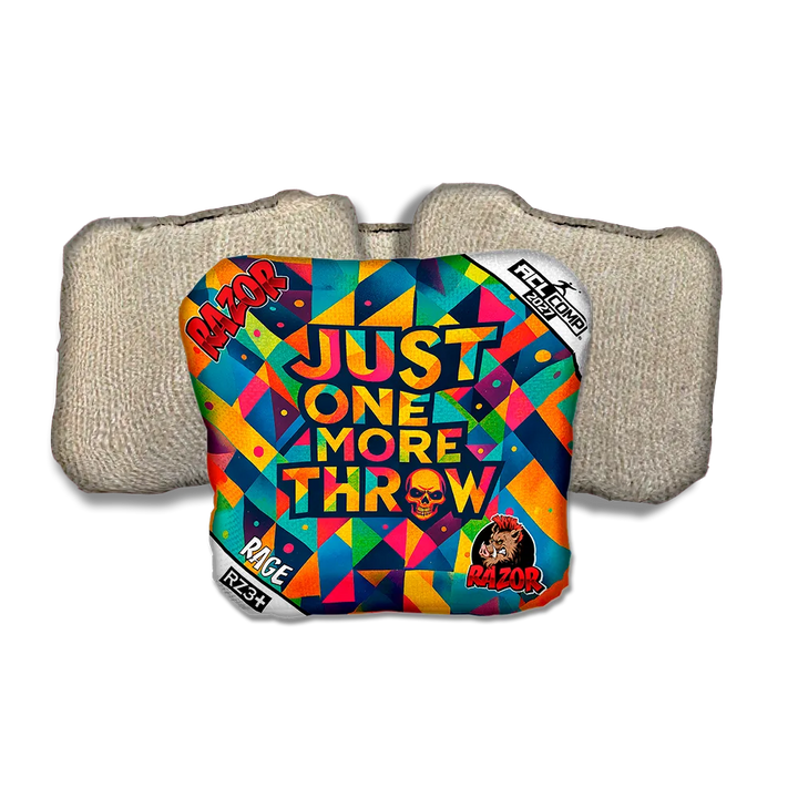 Rage COMP Just One More Tan Back Cornhole Bags