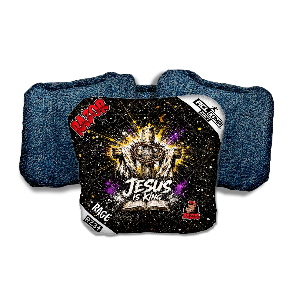 Rage COMP KING Blue Back Cornhole Bags