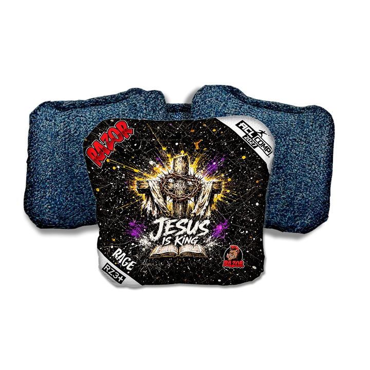 Rage COMP KING Blue Back Cornhole Bags