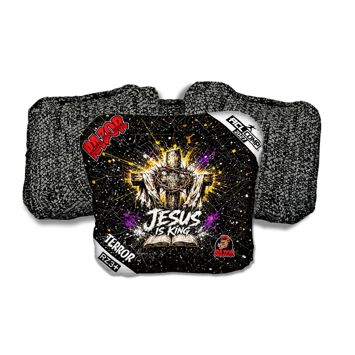 Terror COMP KING Black Back Cornhole Bags