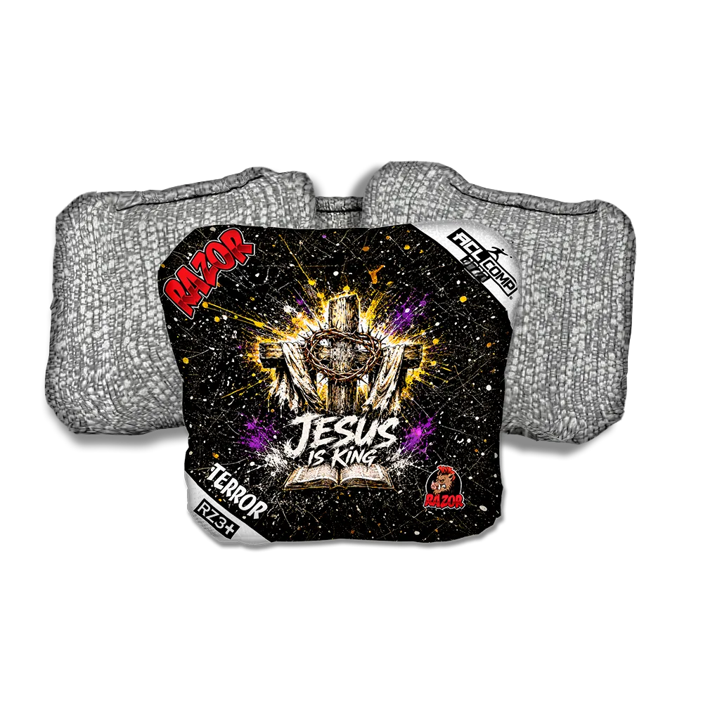 Terror COMP KING Silver Back Cornhole Bags