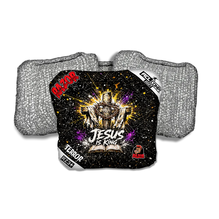 Terror COMP KING Silver Back Cornhole Bags