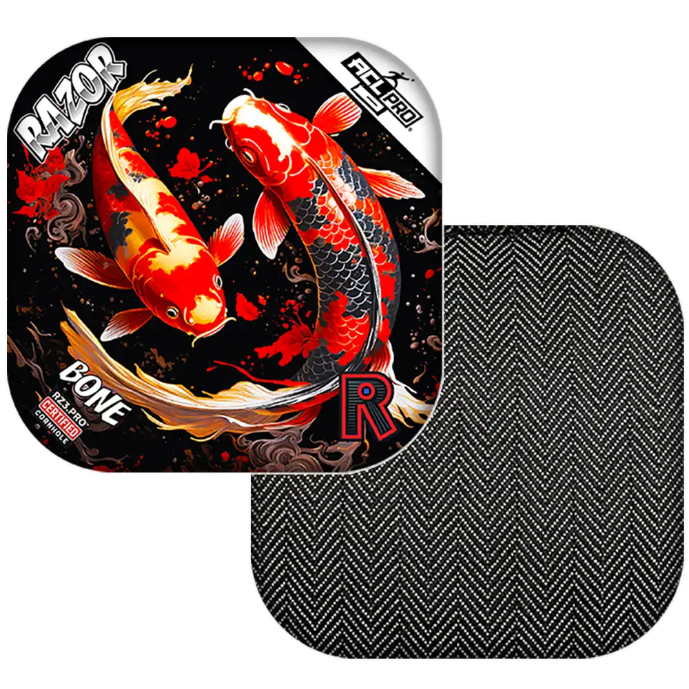 Bone | Koi | ACL PRO Razor Cornhole Bags