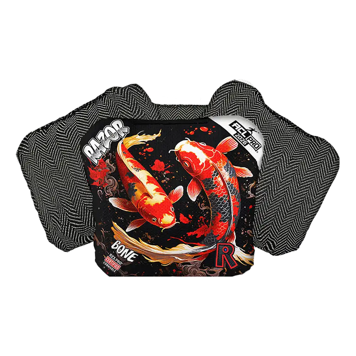 Bone | Koi | ACL PRO Razor Cornhole Bags