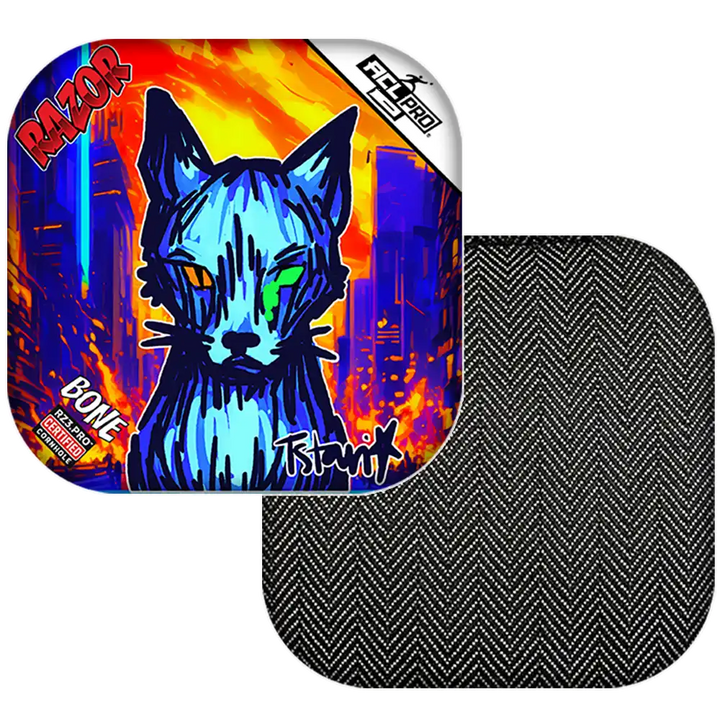 Bone | KAOS KITTY | ACL PRO Razor Cornhole Bags