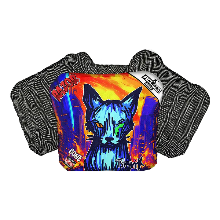 Bone | KAOS KITTY | ACL PRO Razor Cornhole Bags