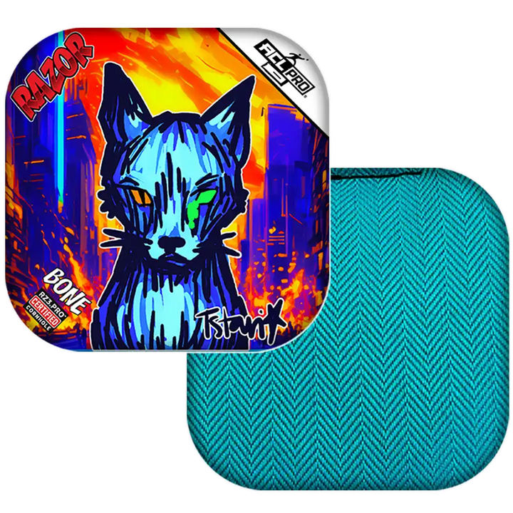 Bone | KAOS KITTY | ACL PRO Razor Cornhole Bags