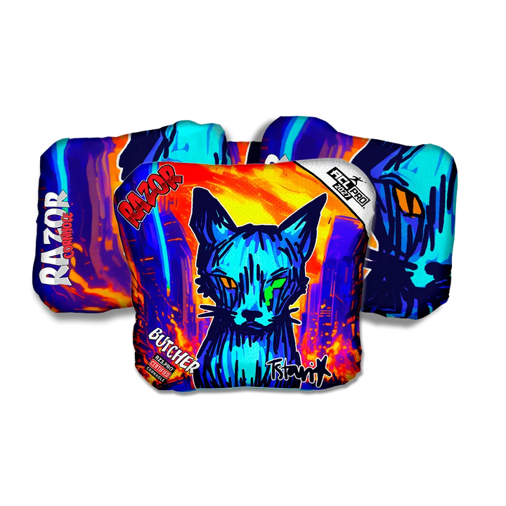 Butcher PRO KAOS KITTY Cornhole Bags