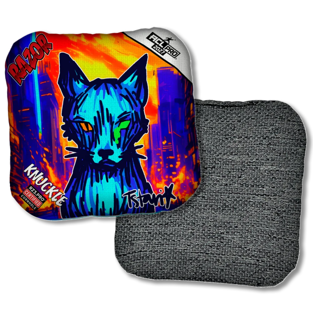Knuckle PRO KAOS KITTY Black Back Product View