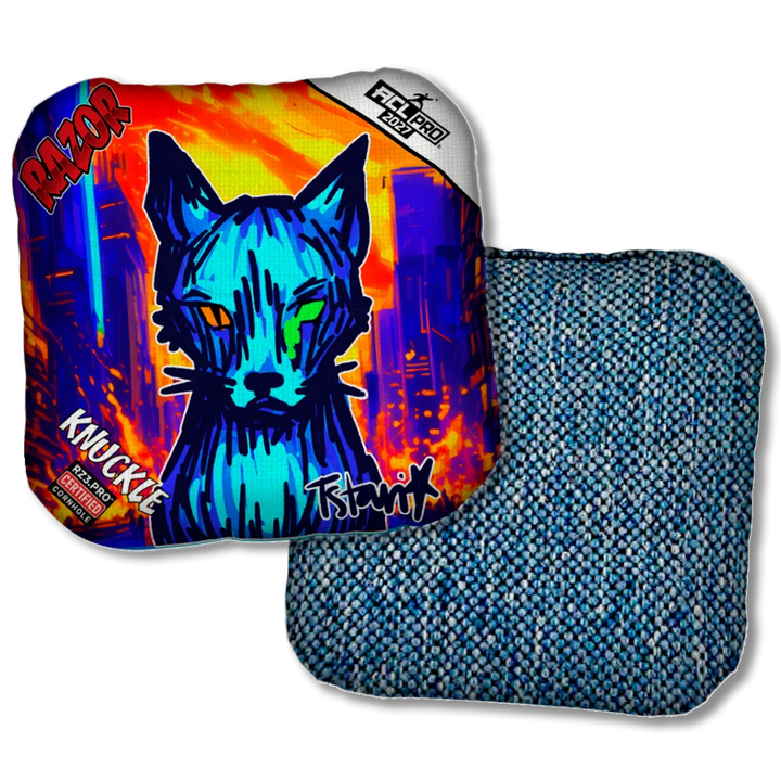 Knuckle PRO KAOS KITTY Blue Back Product View