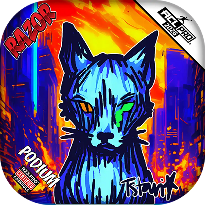 Podium | KAOS KITTY | ACL PRO Razor Cornhole Bags