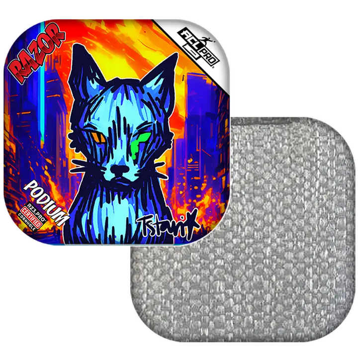 Podium | KAOS KITTY | ACL PRO Razor Cornhole Bags