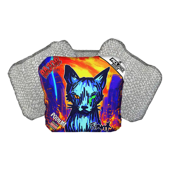 Podium | KAOS KITTY | ACL PRO Razor Cornhole Bags