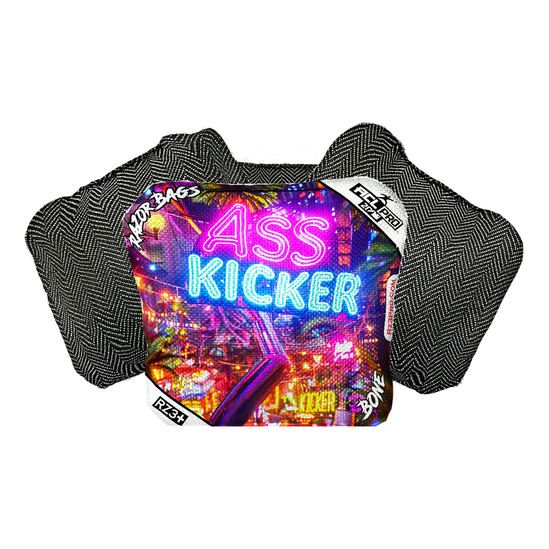 Bone | Ass Kicker Neon | ACL PRO Razor Cornhole Bags