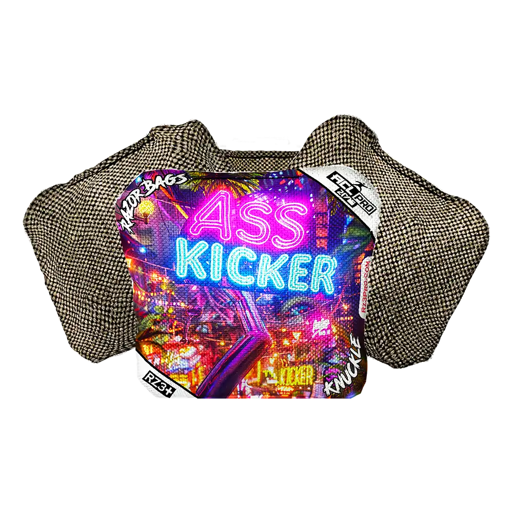 Knuckle | Ass Kicker Neon | ACL PRO Razor Cornhole Bags