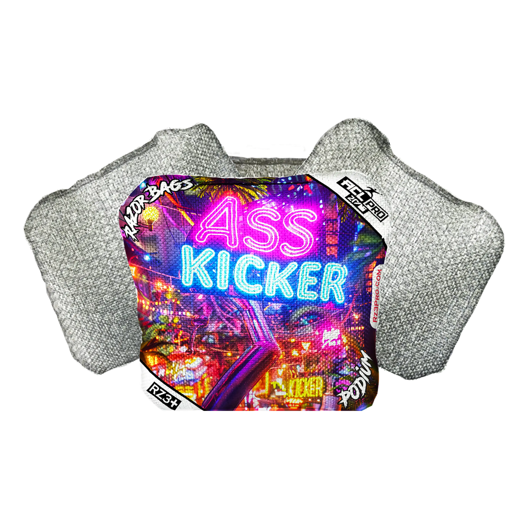 Podium | Ass Kicker Neon | ACL PRO Razor Cornhole Bags