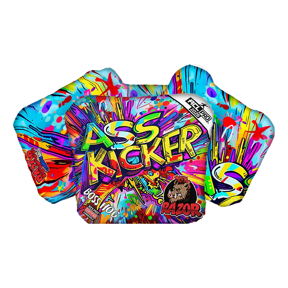 Boss Hog | Ass Kicker III | ACL PRO Razor Cornhole Bags