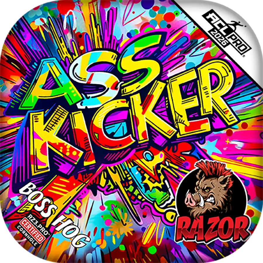 Boss Hog | Kicker III | ACL PRO Razor Cornhole Bags | Razor Bags