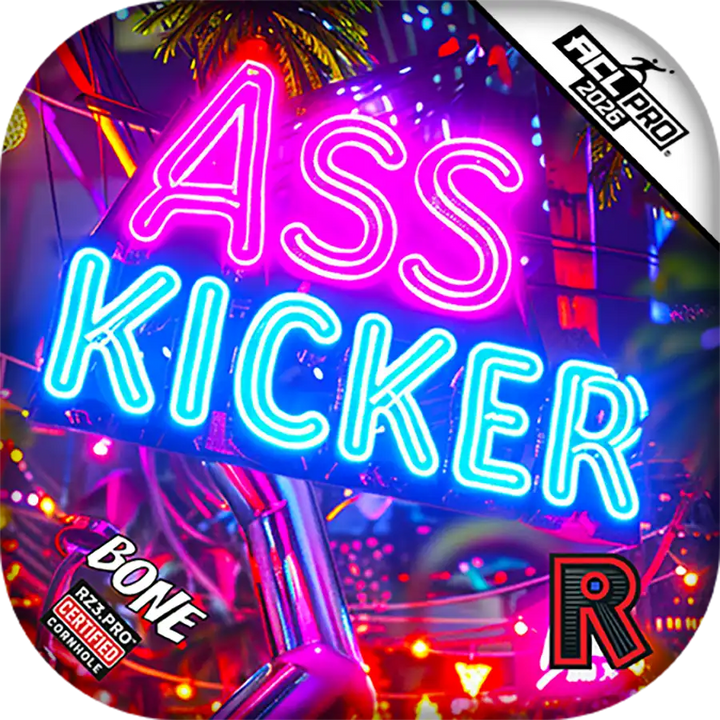 Bone | Ass Kicker Neon | ACL PRO Razor Cornhole Bags