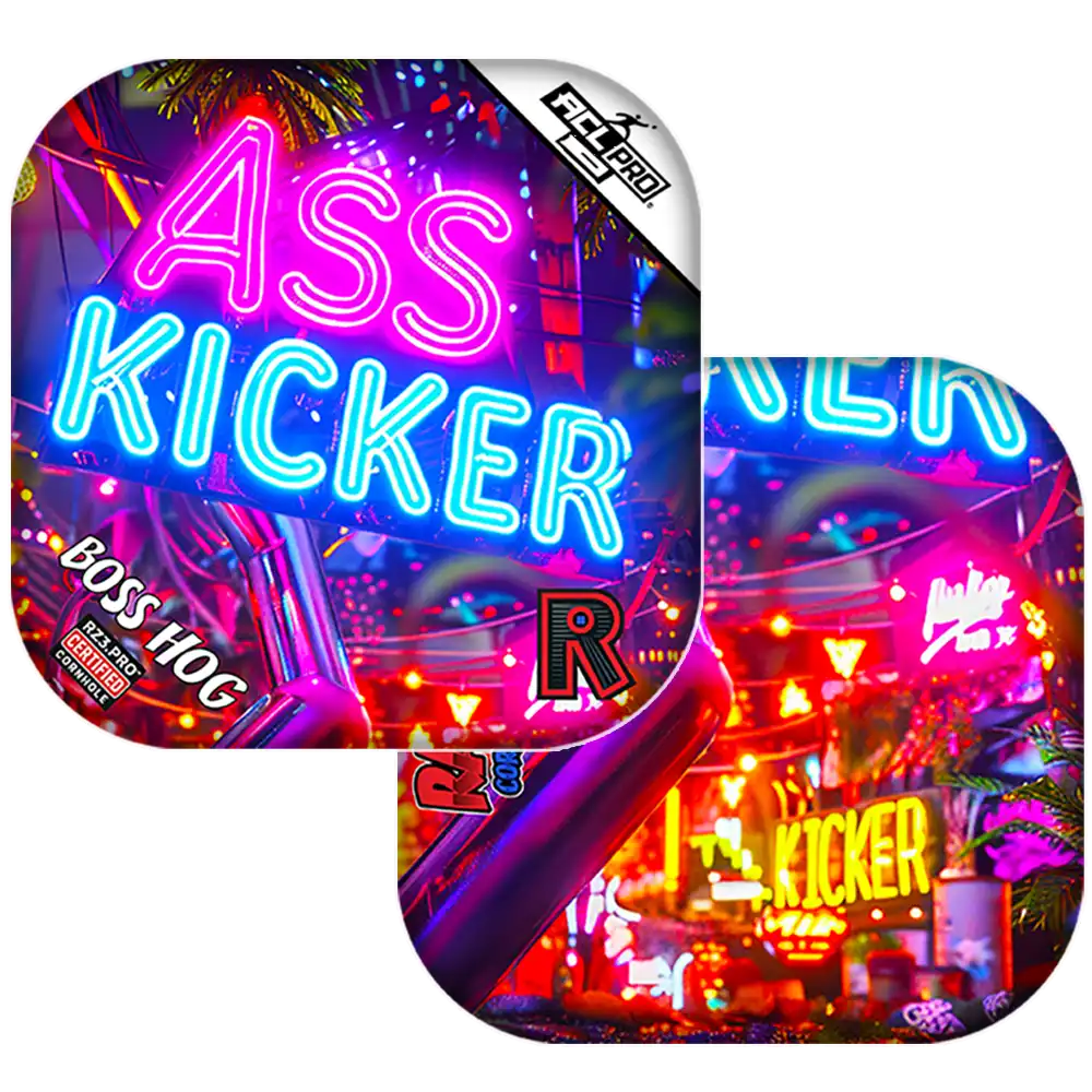 Boss Hog | Ass Kicker Neon | ACL PRO Razor Cornhole Bags