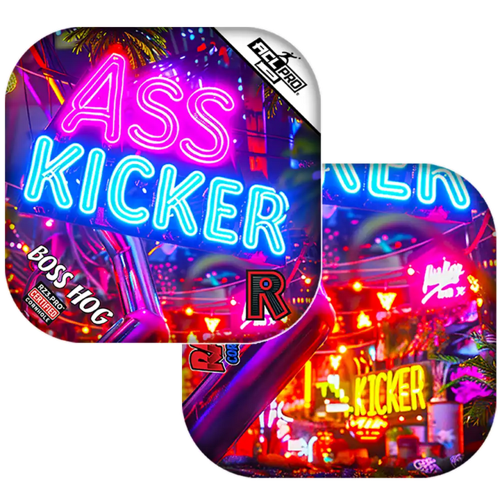 Boss Hog | Ass Kicker Neon | ACL PRO Razor Cornhole Bags